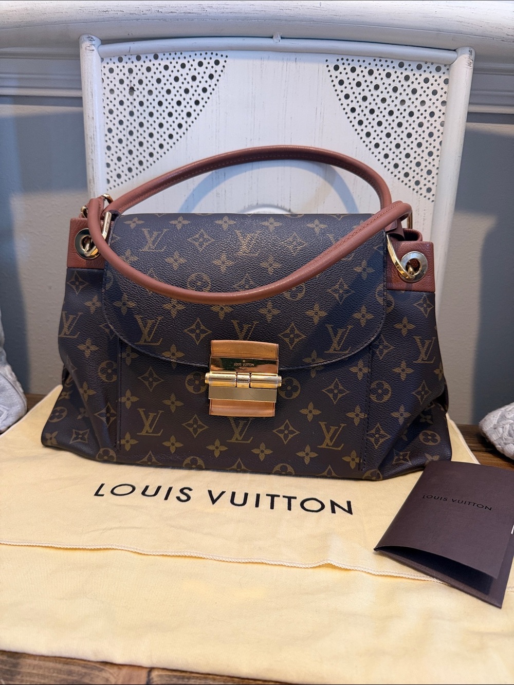 Louis Vuitton Brown Monogram Olympe shoulder bag